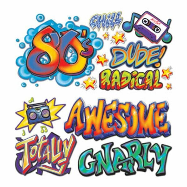 80's Graffiti Props, 12PK